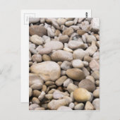 Pebble-Hintergrundmuster Postkarte (Vorne/Hinten)