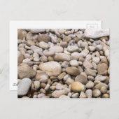 Pebble-Hintergrundmuster Postkarte (Vorne/Hinten)