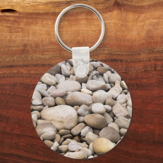Pebble-Hintergrundmuster Schlüsselanhänger (Vorderseite)