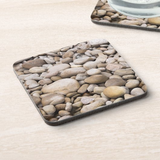 Pebble-Hintergrundmuster Untersetzer (Linke Seite)