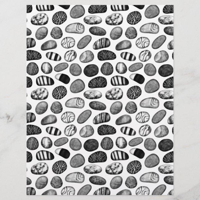 Pebble Muster Scrapbook Paper (Vorderseite)