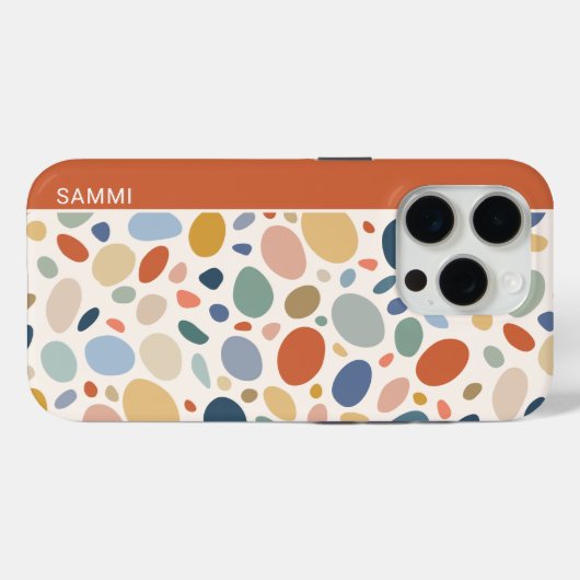 Pebble Palette Case-Mate iPhone Hülle (Rückseite (Horizontal))