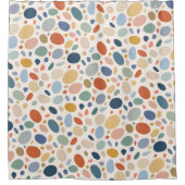 Pebble Palette Duschvorhang (Vorderseite)