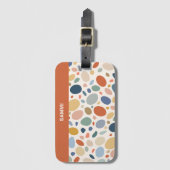 Pebble Palette Gepäckanhänger (Vorderseite Vertikal)