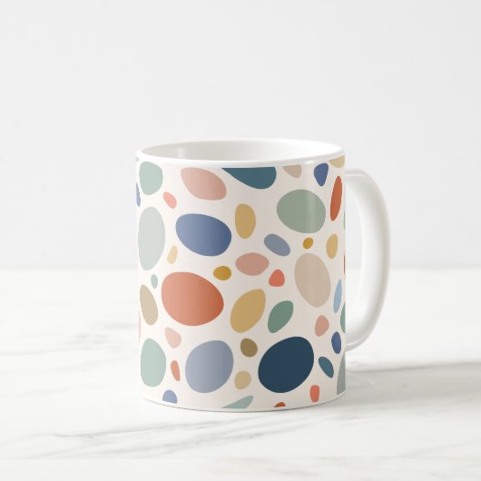 Pebble Palette Kaffeetasse (VorderseiteRechts)