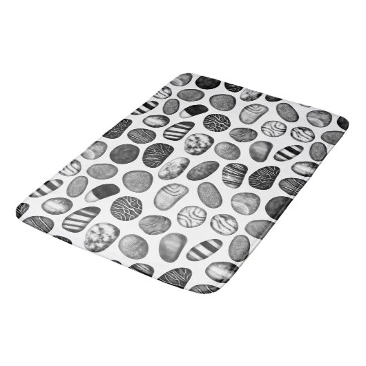 Pebble Pattern Badematte (Schrägansicht)