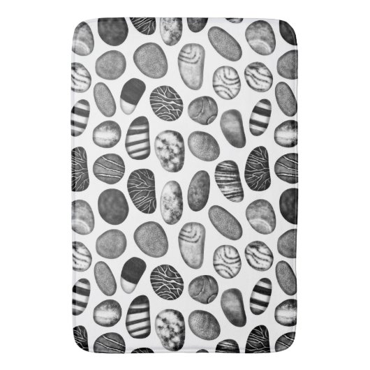 Pebble Pattern Badematte (Vorderseite Vertikal)