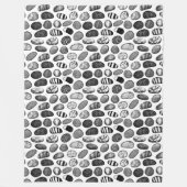 Pebble Pattern Fleecedecke (Vorderseite)