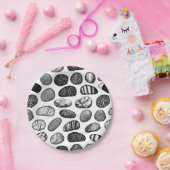Pebble Pattern Pappteller (Party)