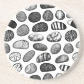 Pebble Pattern Sandstein Untersetzer (Vorne)