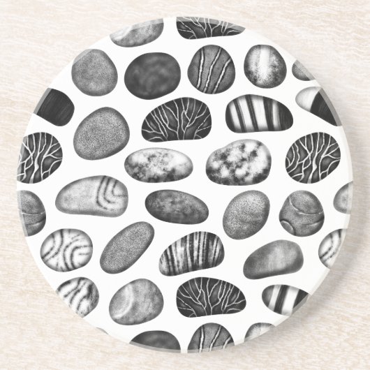 Pebble Pattern Sandstein Untersetzer (Vorne)