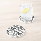 Pebble Pattern Sandstein Untersetzer (Seite)