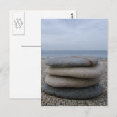 Pebble Pile Postcard Postkarte (Vorne/Hinten)