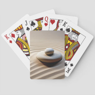 Pebble Sand Ruhe Friedliche Natur Spielkarten