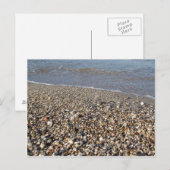 Pebble Seashore Postcard Postkarte (Vorne/Hinten)