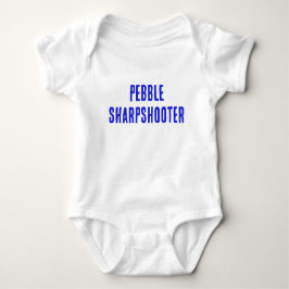Pebble Sharpshooter - Baby Bodysuit blue Baby Strampler
