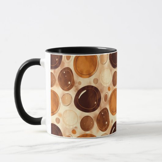 Pebble Texture Coffee Mug – Modern Neutral Style Tasse (Links)