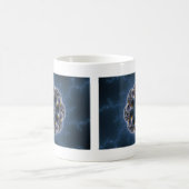 Pebbled Fraktal Art Kaffeetasse (Mittel)