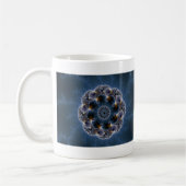 Pebbled Fraktal Art Kaffeetasse (Links)