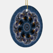 Pebbled Fraktal Art Keramikornament (Rechts)