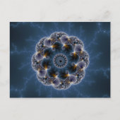 Pebbled Fraktal Art Postkarte (Vorderseite)