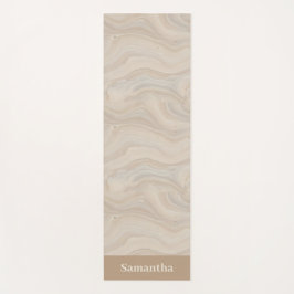 Pebbled Sandstone Texture Neutral Wabi-Sabi Yogamatte