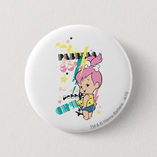 PEBBLES™ 80er Punk Button (Vorderseite)