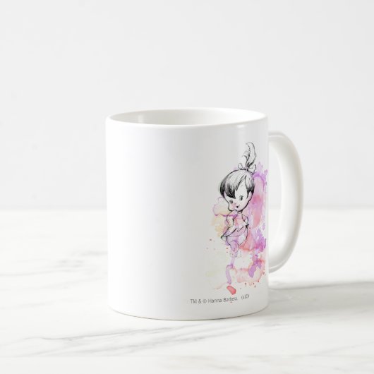 PEBBLES™ Aquarellskizze Kaffeetasse (VorderseiteRechts)