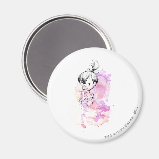 PEBBLES™ Aquarellskizze Magnet (Vorderseite/Rückseite)