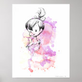 PEBBLES™ Aquarellskizze Poster (Vorne)
