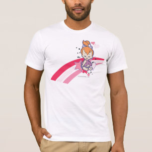 PEBBLES™ auf rosa Regenbogen T-Shirt