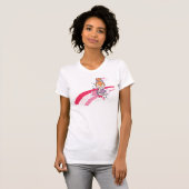 PEBBLES™ auf rosa Regenbogen T-Shirt (Vorne ganz)