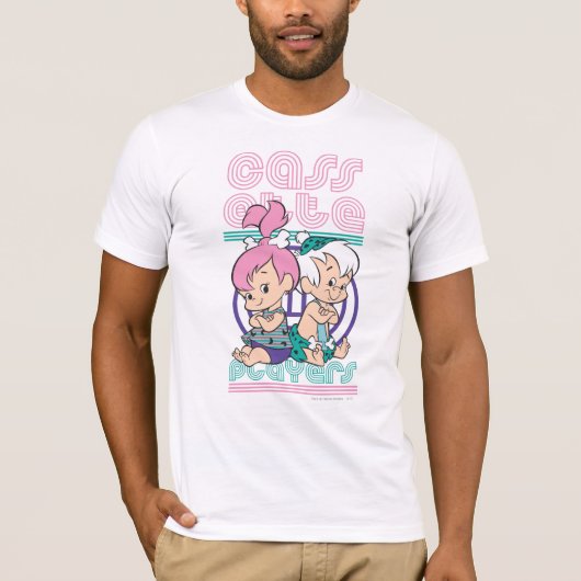 PEBBLES™ & BAM-BAM™ Cassette Players T-Shirt (Vorderseite)