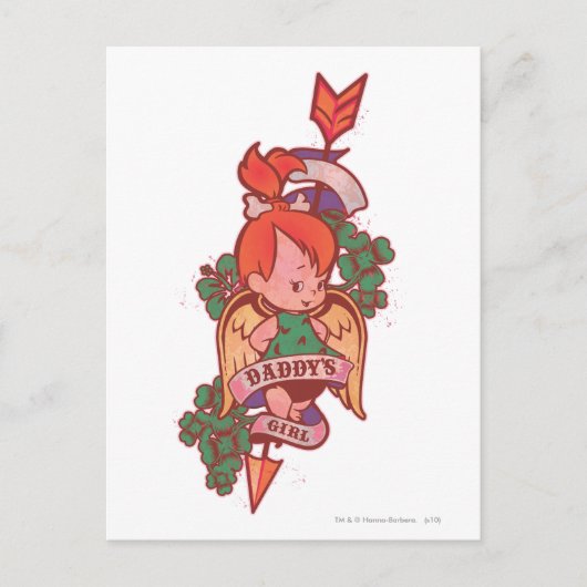 PEBBLES™ Daddy's Girl Postkarte (Vorderseite)