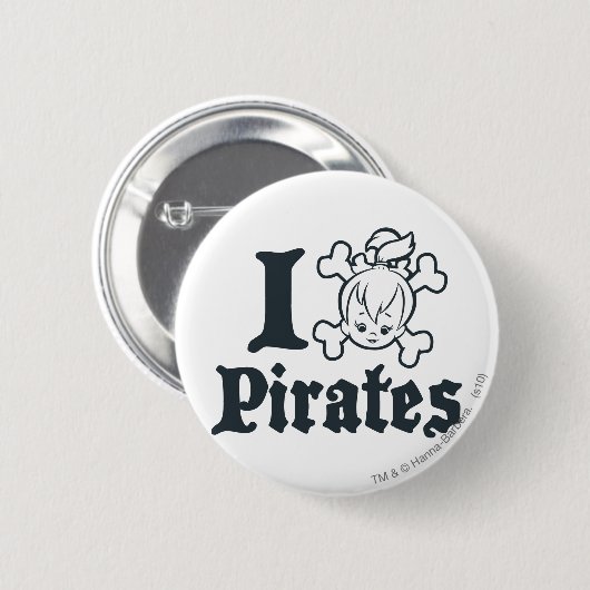 PEBBLES™ der Piraten Button (Vorne & Hinten)