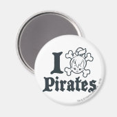 PEBBLES™ der Piraten Magnet (Vorderseite/Rückseite)