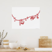 PEBBLES™ Freundschaftskette Poster (Küche)