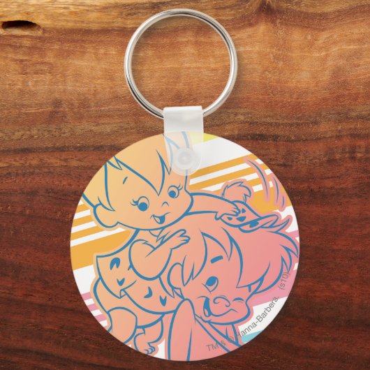 PEBBLES™ Grooming Bam Schlüsselanhänger (Vorderseite)