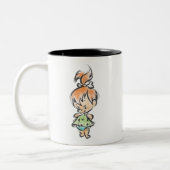PEBBLES™ - Handgezeichnete Skizze Zweifarbige Tasse (Links)