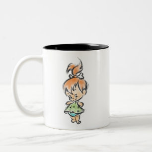 PEBBLES™ - Handgezeichnete Skizze Zweifarbige Tasse