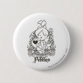 PEBBLES™ Heartbreaker B&W Button (Vorderseite)