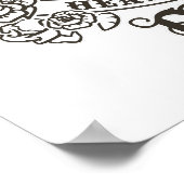 PEBBLES™ Heartbreaker B&W Poster (Ecke)