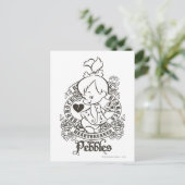 PEBBLES™ Heartbreaker B&W Postkarte (Stehend Vorderseite)