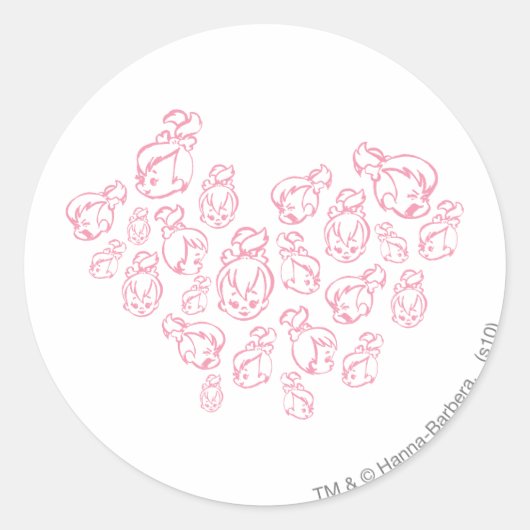 PEBBLES™ In All Flavors Runder Aufkleber (Vorderseite)