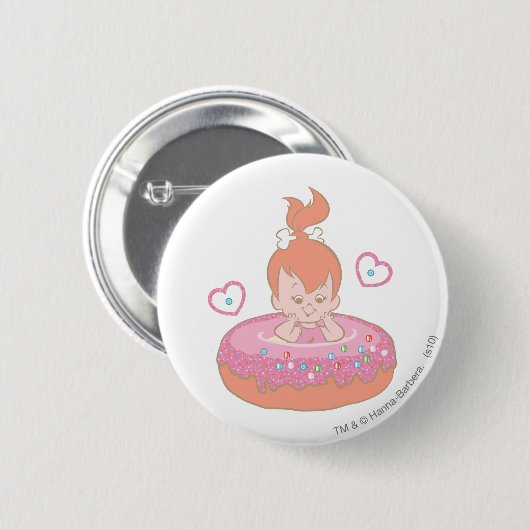 PEBBLES™ in Donut Button (Vorne & Hinten)