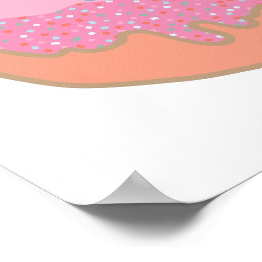 PEBBLES™ in Donut Poster (Ecke)