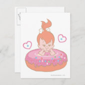 PEBBLES™ in Donut Postkarte (Vorne/Hinten)