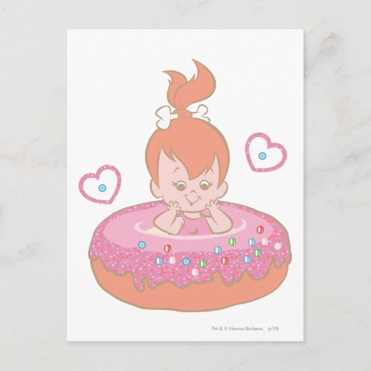 PEBBLES™ in Donut Postkarte (Vorderseite)