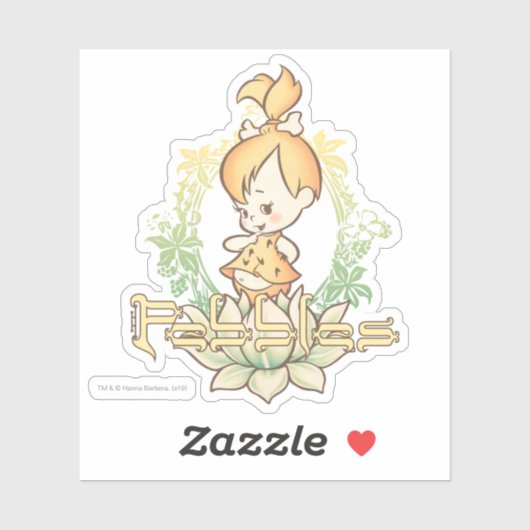 PEBBLES™ in Lotus-Blume Aufkleber (Blatt)