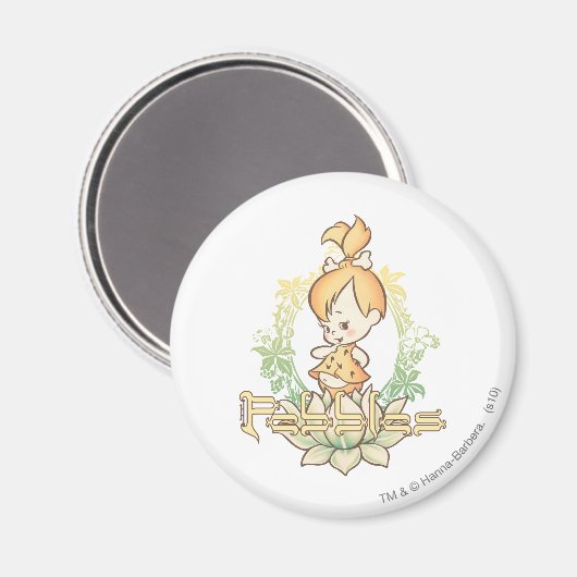 PEBBLES™ in Lotus-Blume Magnet (Vorderseite/Rückseite)